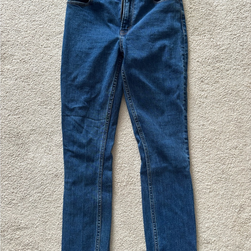 Abercrombie & Fitch Blue Straight Leg Jeans Classic Denim